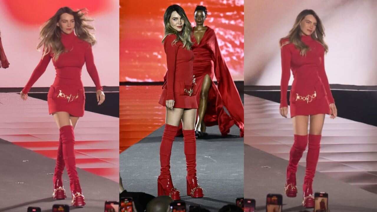 Belinda en el desfile de L'Oréal