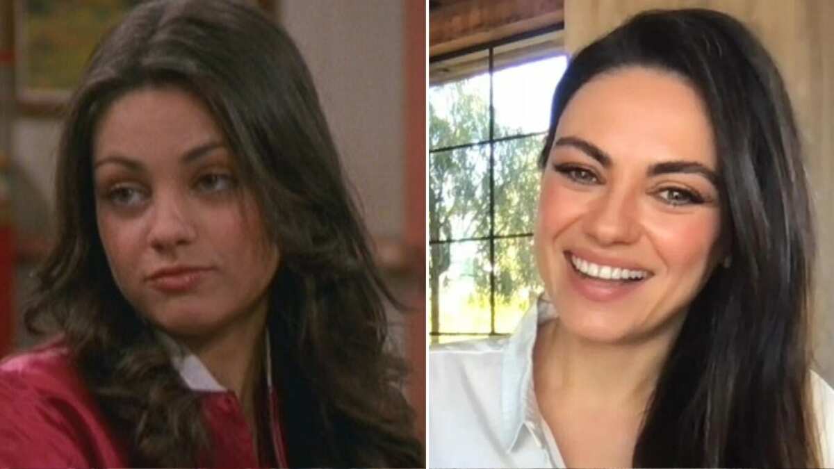 Mila Kunis en 'That '70s Show' y en la actualidad