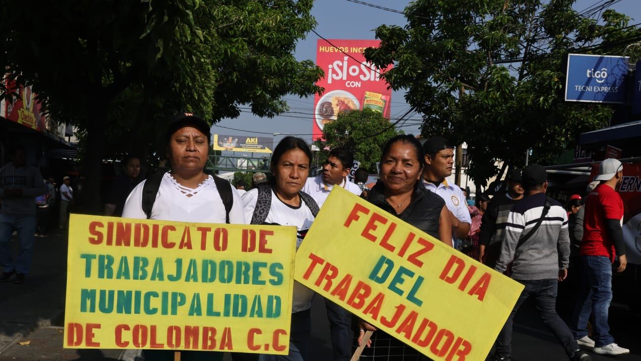 Guatemala conmemora el Día del Trabajo con marcha masiva