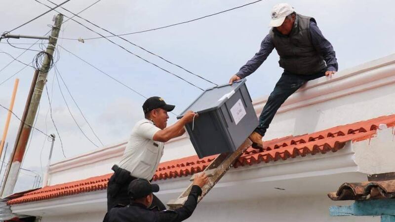 Fuerzas de seguridad localizan cajas electorales en San Antonio Ilotenango