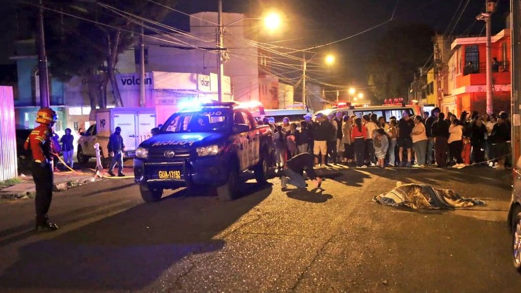 Ataque armado en zona 5. Foto: CBM