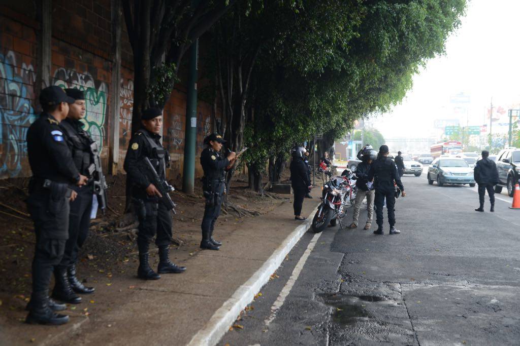 PNC rodea autobús en bulevar Los Próceres tras alerta de asalto