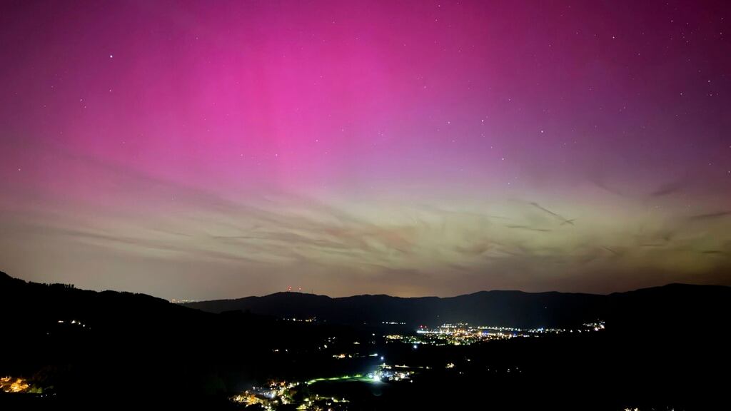 Auroras por tormenta solar