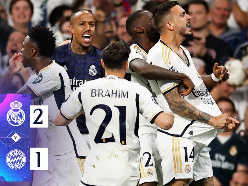 ¡El Real Madrid lo hace de nuevo! Increíble: ¡le dio vuelta al Bayern en 3 minutos!