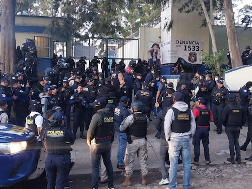 PNC captura a ocho guardias penitenciarios durante diligencias en Fraijanes II