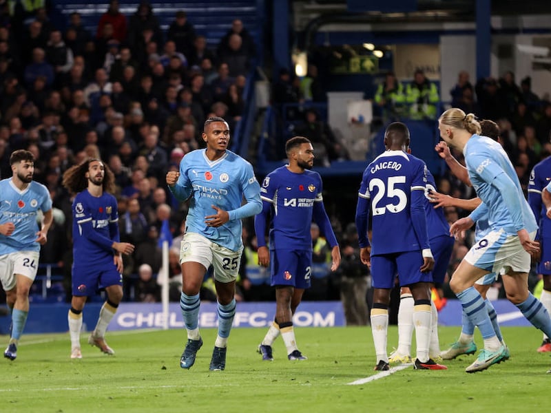 Empate épico en Stamford Bridge entre Chelsea y Manchester City