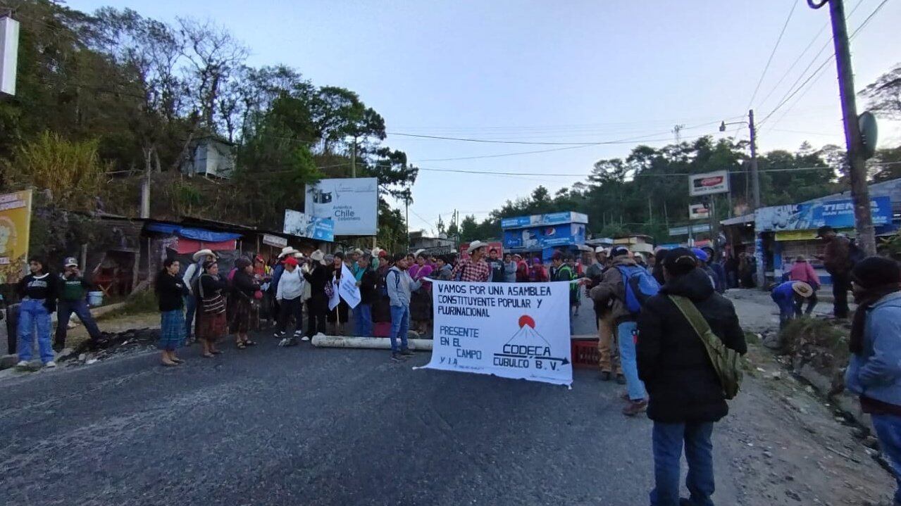 Codeca inicia bloqueos nacionales para exigir diálogo con el gobierno de Arévalo