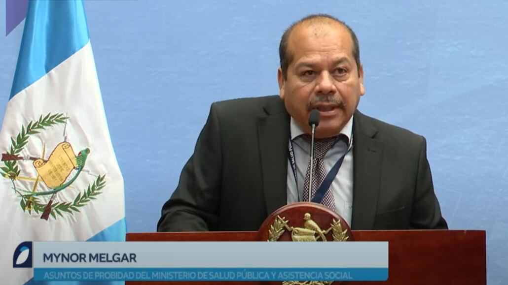 Mynor Melgar, titular de la unidad de probidad del Ministerio de Salud Pública y Asistencia Social