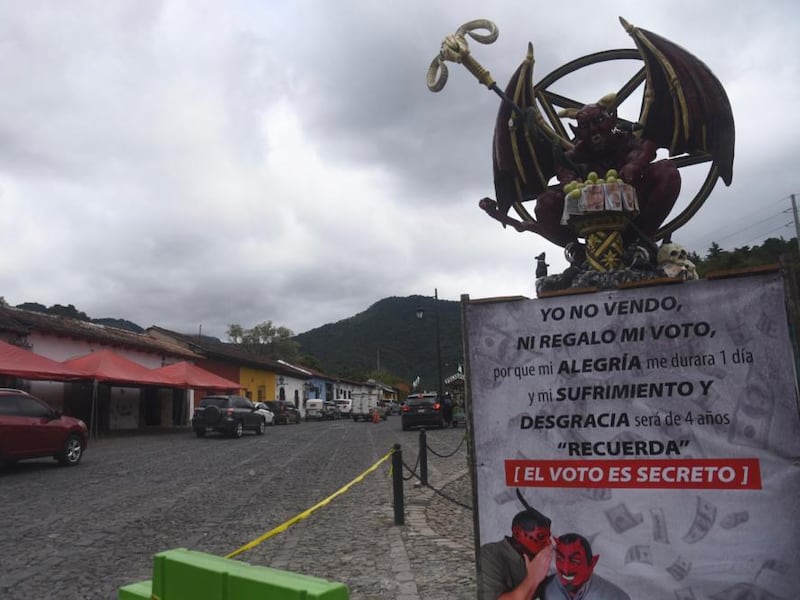 Comparten mensaje del diablo en la Antigua Guatemala