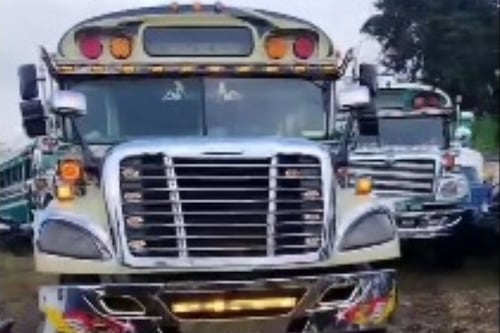 Consignan autobús de piloto imprudente en Santa Catarina Pinula