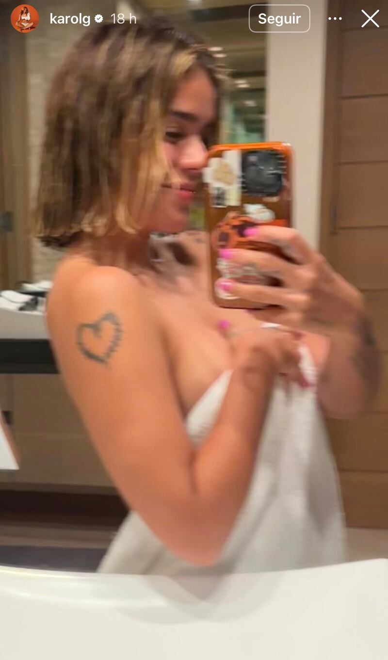 Karol G cambió de look