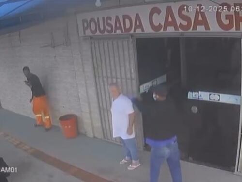 Fuerte video donde acaban con la vida de un convicto que salió por libertad condicional de la cárcel en Brasil