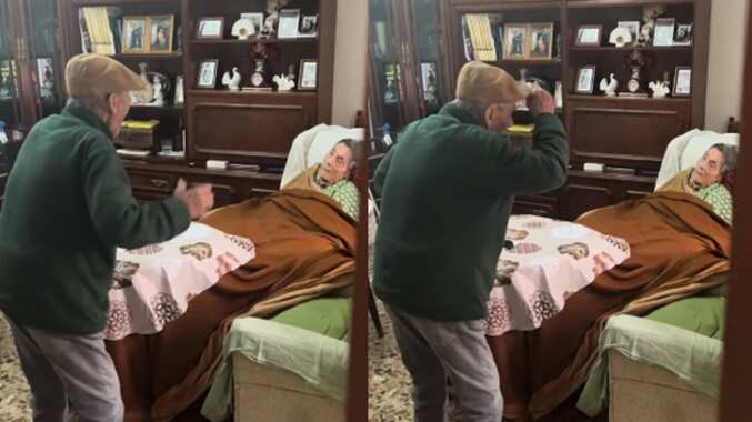 El hombre le baila a su esposa con Alzheimer para animarla