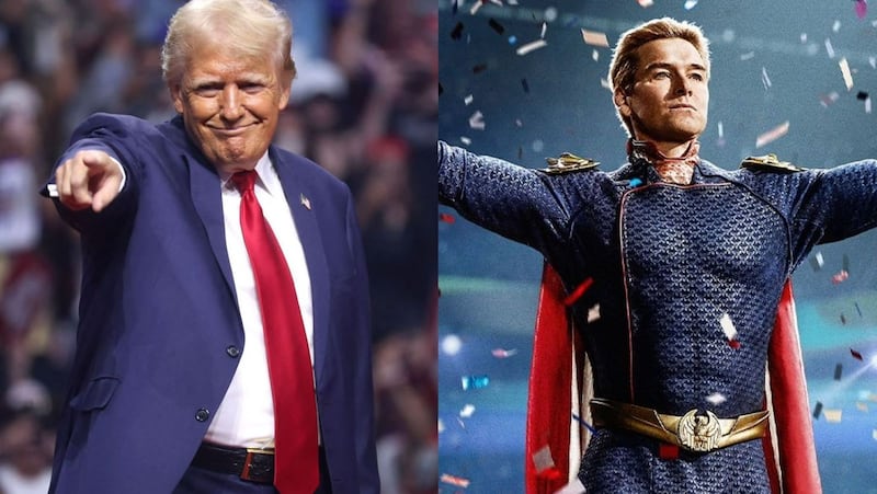 Homelander quiere ser Papa…
La serie The Boys se burla del presidente Trump con esta imagen que lo muestra como líder del Vaticano.