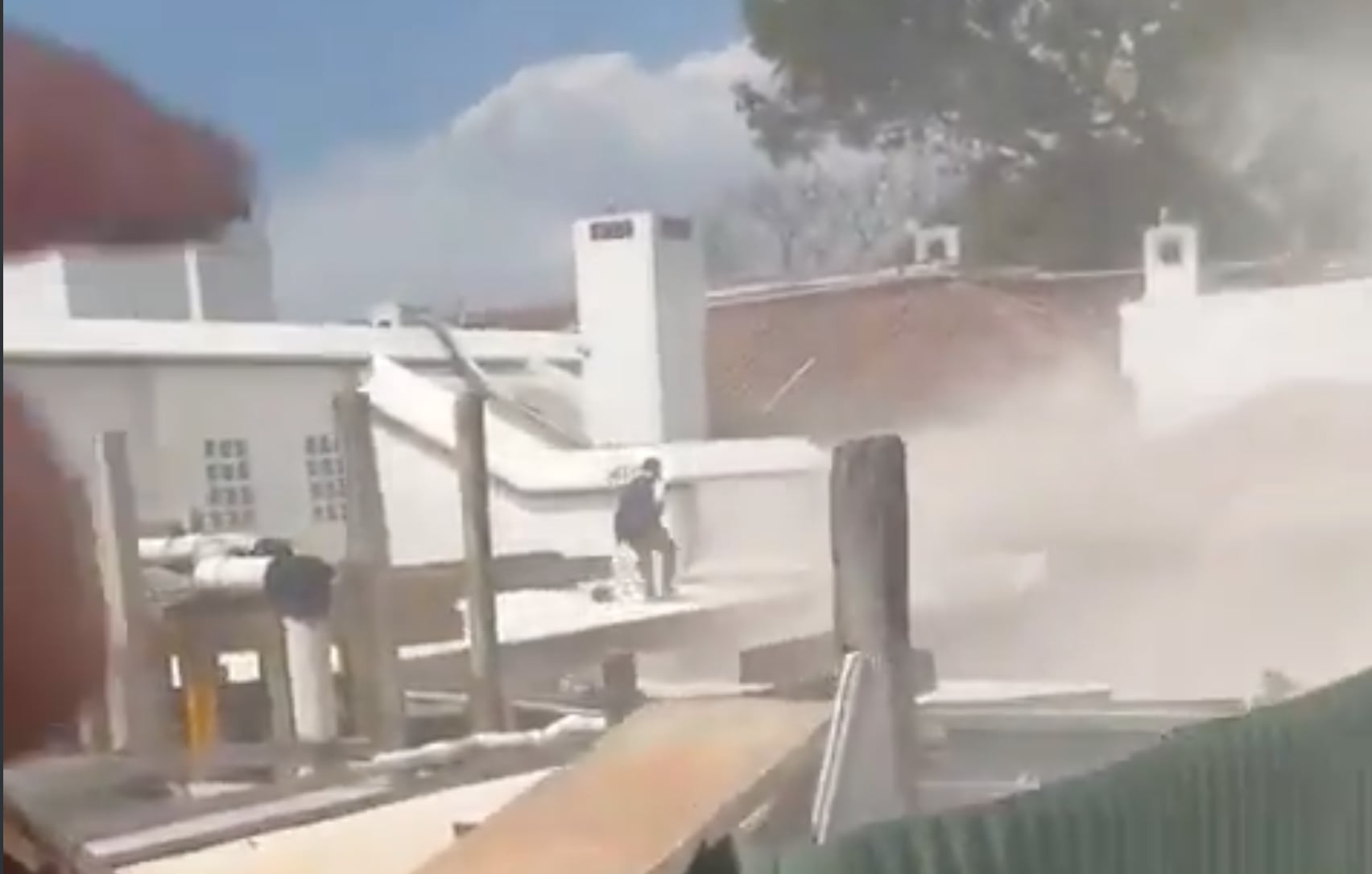 VIDEO. Captan a hombre disparando tras reelección de Mazariegos