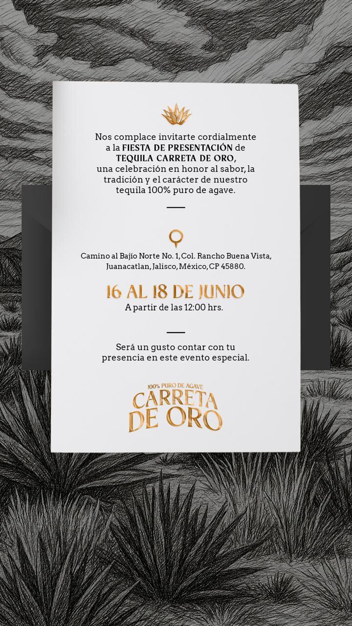 Tequila Carreta de Oro. Foto: Cortesía.