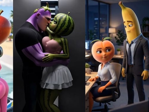 ¿Romances imposibles entre frutas? El bizarro fenómeno de TikTok que está rompiendo el internet