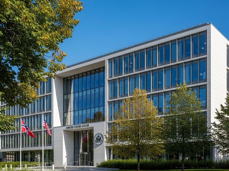 Reportan explosión cerca de la Embajada de Estados Unidos en Noruega