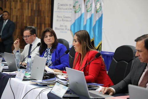 Postuladora del MP define este lunes la nómina de candidatos a Fiscal General que va al presidente Arévalo