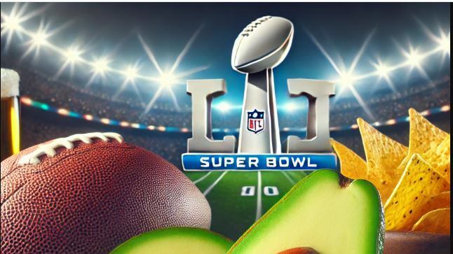 Aguacate y el Super Bowl son buena combinación.
