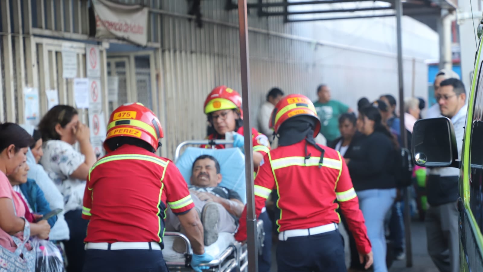 Incidente deja una persona con quemaduras. Foto: CBM
