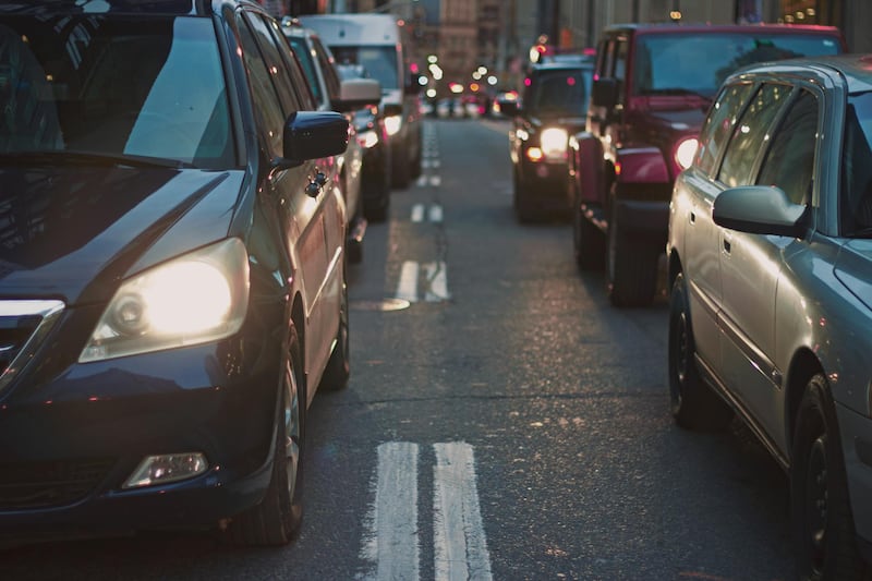 Congestionamientos son habituales.