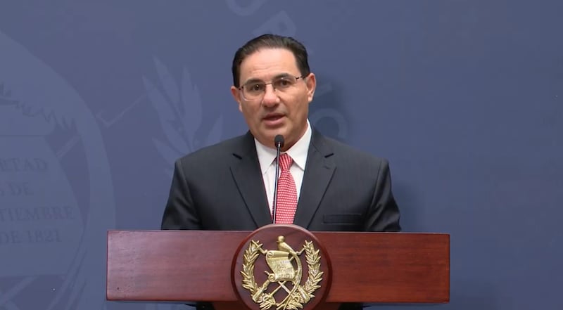 El juez Marco Villeda, ministro de Gobernación