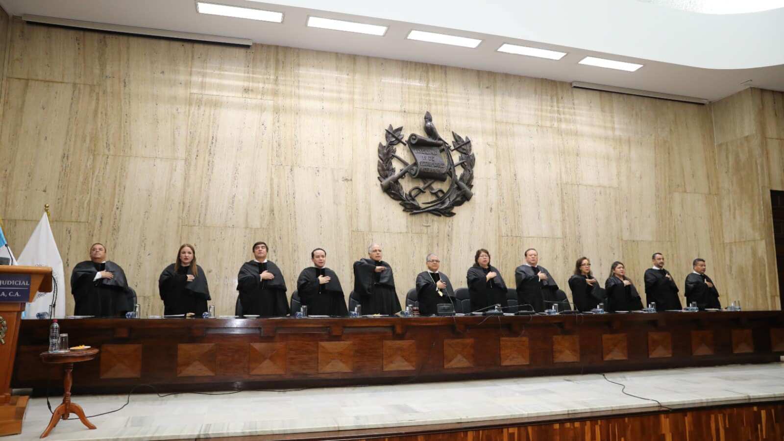 El pleno de magistrados de la CSJ. Foto OJ