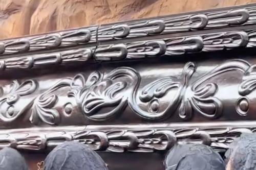 VIDEO. Así se daño una de las andas durante un cortejo procesional en Antigua