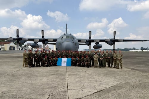 Militares guatemaltecos entrenarán con la Guardia Nacional de Arkansas en Estados Unidos