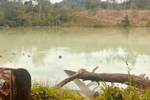 Relájate en aguas termales en Laguna Ixpaco