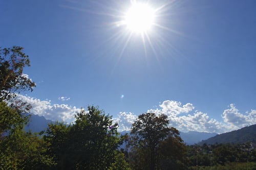 Alta radiación solar en Guatemala para este viernes