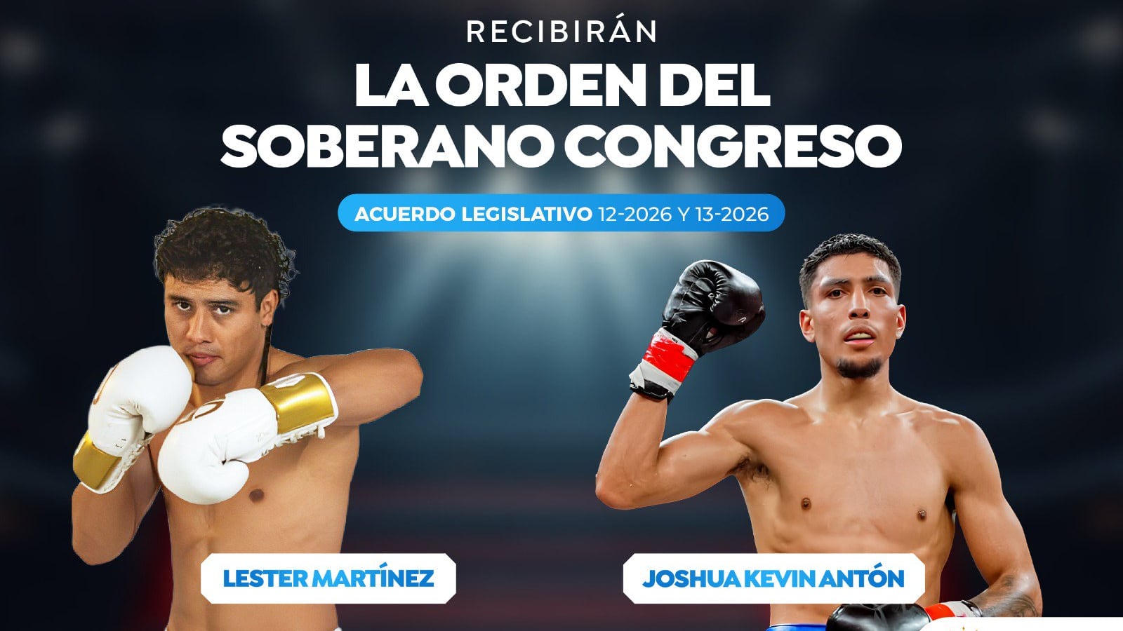 Los atletas recibieron el reconocimiento. Foto: Congreso