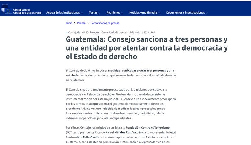 Comunicado.