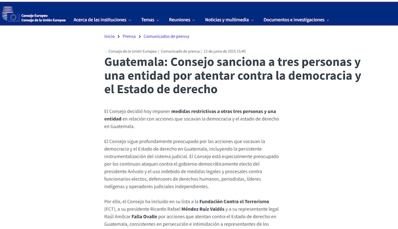 Comunicado.