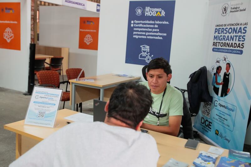 Centro de Atención y Registro de Personas Migrantes Guatemaltecas Retornadas en Fegua.