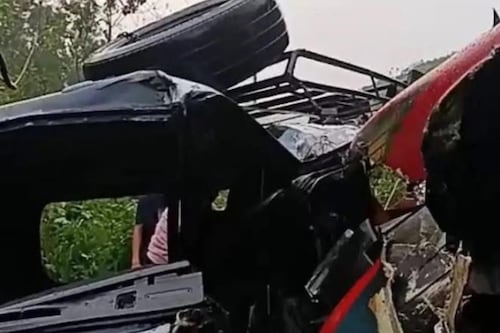 Accidente colectivo en Palín deja un fallecido y heridos