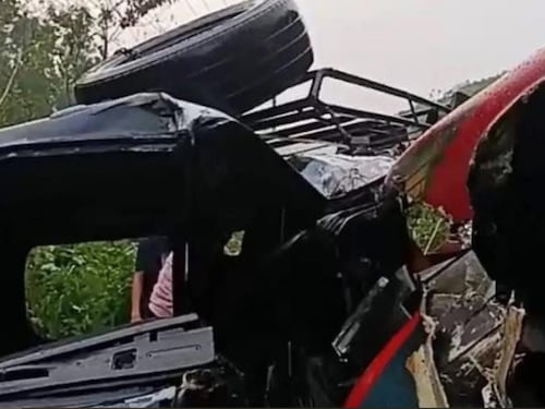 Accidente colectivo en Palín deja un fallecido y heridos