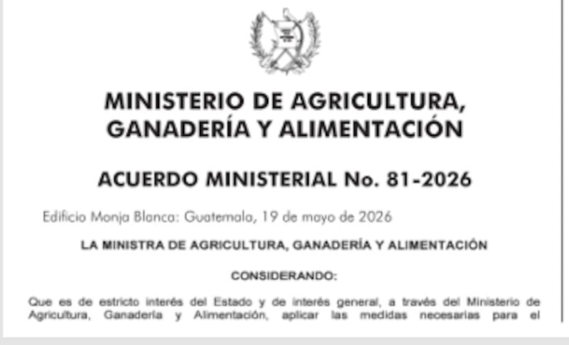 Acuerdo Gubernativo 81-2026