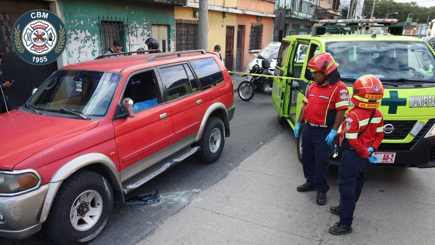 El incidente armado se registró en la 14 avenida y 8a calle zona 6. Foto: CBM