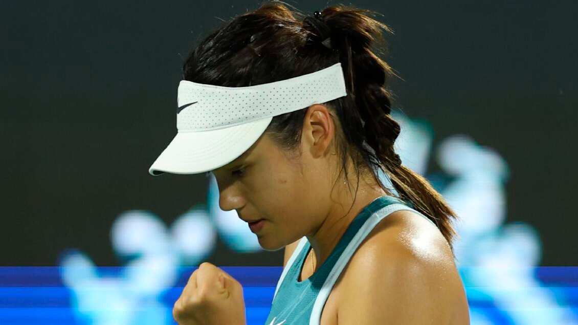 La tenista británica Emma Raducanu denunció acoso en Dubai.