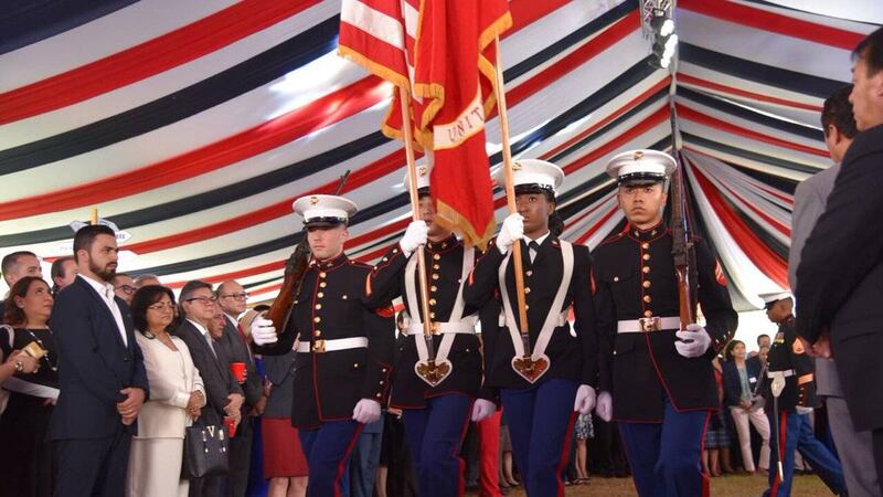 ¿Quiénes fueron los invitados a la celebración de la Independencia de EE.UU.?