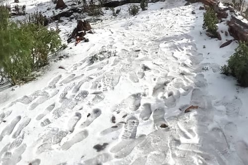 “No es Nueva York…”: así luce San Marcos tras caída de granizada