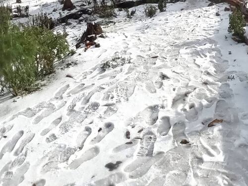 “No es Nueva York…”: así luce San Marcos tras caída de granizada