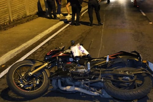 Accidente deja un muerto y un herido en bulevar Landívar este Miércoles Santo