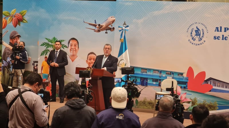 El presidente Bernardo Arévalo liderá la primera conferencia de 2026. Foto: Stanley Herrarte