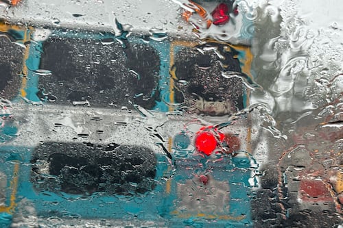 Lluvias generan tránsito lento en varios puntos del territorio nacional