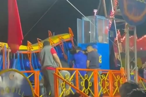 Varias personas heridas tras caída de juego mecánico en la Interfer