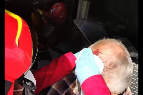 Hombre de la tercera edad fue golpeado tras intento de asalto en la zona 9