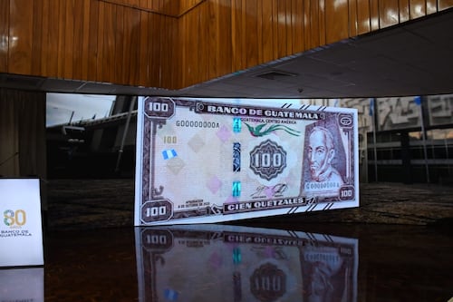 Así es el billete conmemorativo de Q100 que saldrá a circulación